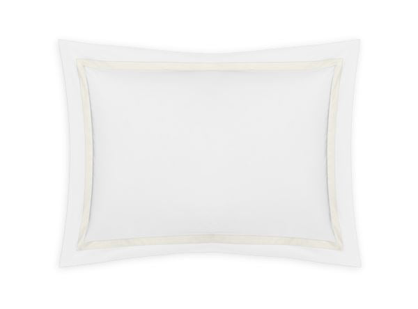 Lowell King Sham Bedding Style Matouk Ivory 