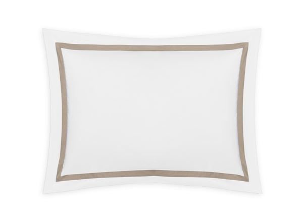 Lowell King Sham Bedding Style Matouk Khaki 