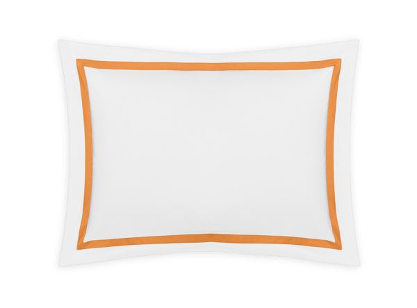 Lowell King Sham Bedding Style Matouk Tangerine 