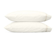 Lowell Standard Pillowcase-Single Bedding Style Matouk Ivory/Ivory 