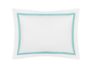 Lowell Standard Sham Bedding Style Matouk Aquamarine 
