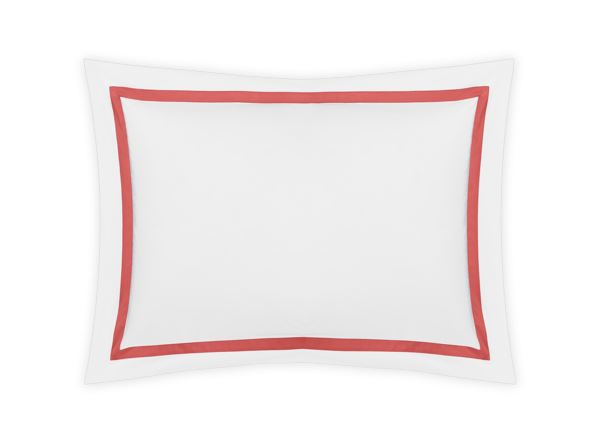 Lowell Standard Sham Bedding Style Matouk Coral 