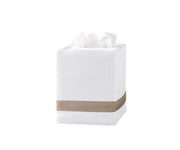 Lowell Tissue Box Cover Bath Accessories Matouk Khaki 