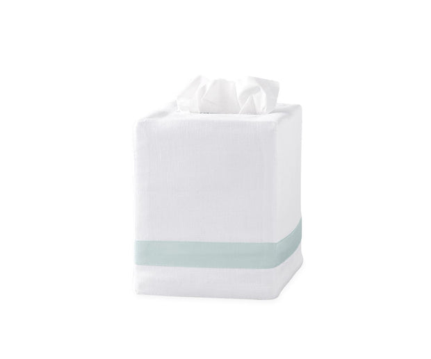 Lowell Tissue Box Cover Bath Accessories Matouk Opal 