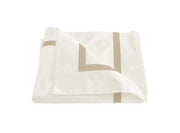 Lowell Twin Duvet Cover Bedding Style Matouk Ivory/Champagne 