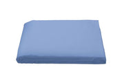 Luca Cal King Fitted Sheet Bedding Style Matouk Azure 
