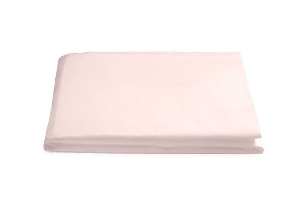 Luca Queen Fitted Sheet Bedding Style Matouk Blush 