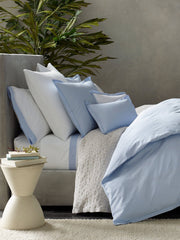 Bedding Style - Luca Satin Stitch Standard Pillowcase- Pair