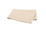 Luca Satin Stitch Twin Flat Sheet Bedding Style Matouk Beech 