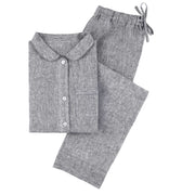 Lush Linen Pajamas- Extra Extra Large Sleepwear & Loungewear Pine Cone Hill Black 