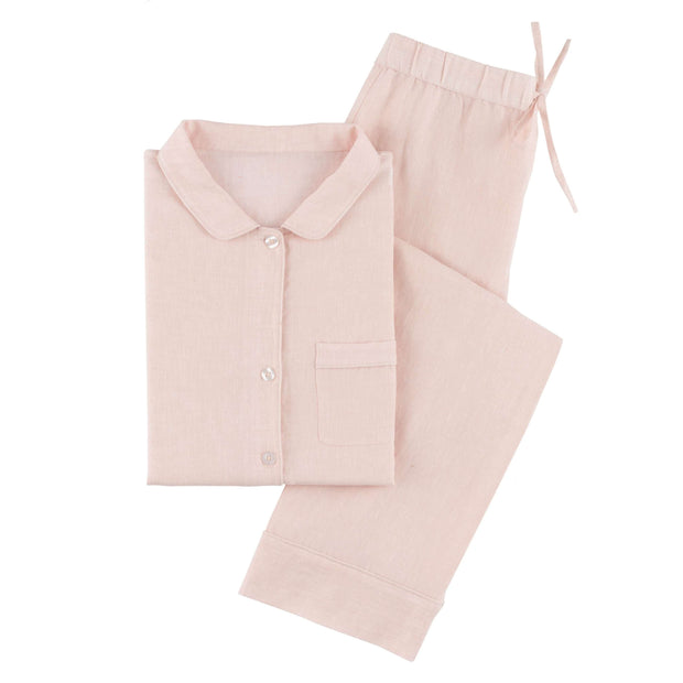 Lush Linen Pajamas- Extra Large Sleepwear & Loungewear Pine Cone Hill Slipper Pink 