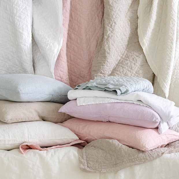 Lush Linen Standard Pillowcase- Pair Bedding Style Pine Cone Hill 