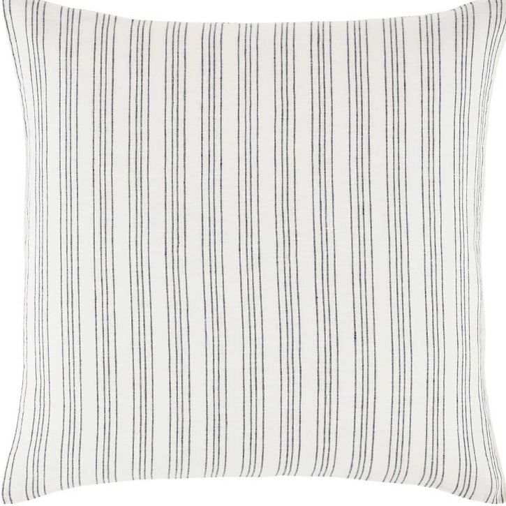 Lush Linen Stripe Euro Sham Bedding Pine Cone Hill 