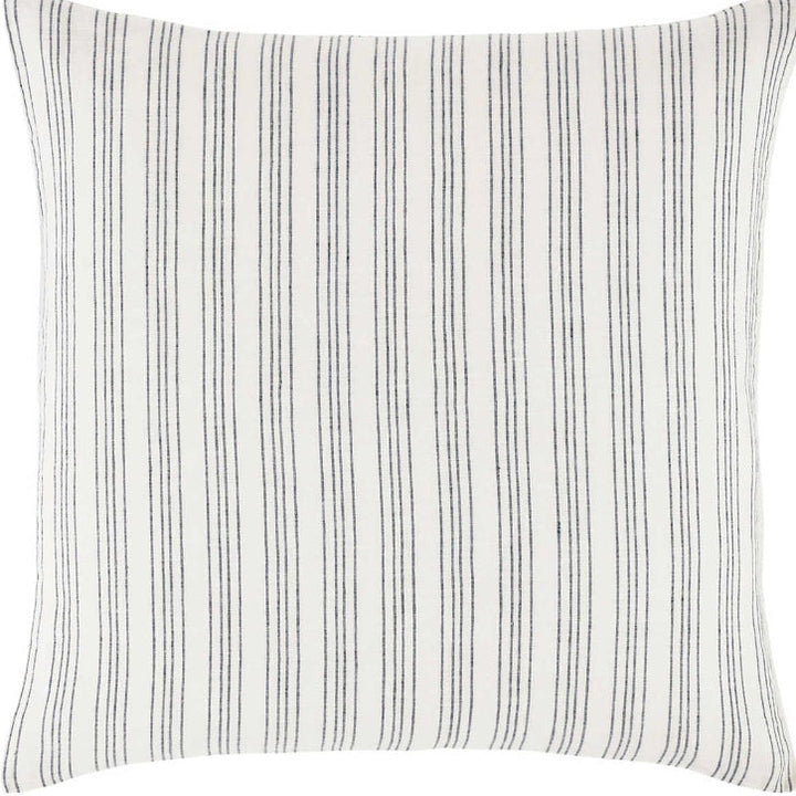 Lush Linen Stripe Euro Sham Bedding Pine Cone Hill 