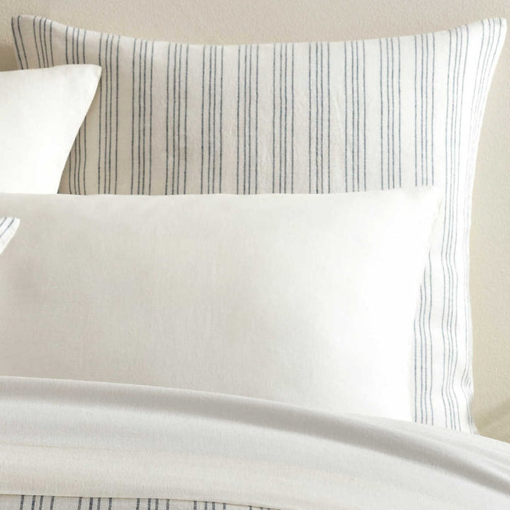 Lush Linen Stripe King Sham Bedding Pine Cone Hill 