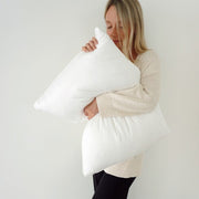Luxe Custom King Silk Filled Pillow Down Alternative Bedside Manor 