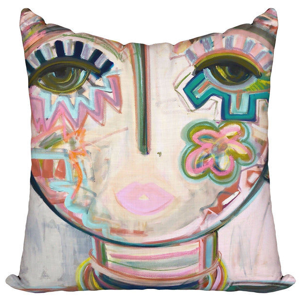 Macaroon Chica Velvet 22" Pillow Decorative Pillow Windy O'Connor 
