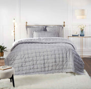 Madison Queen Quilt Bedding Style Orchids Lux Home Platinum 