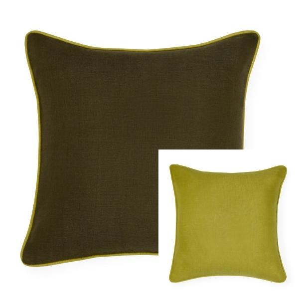 Manarola Decorative Pillow Decorative Pillow Sferra Hunter Lime 