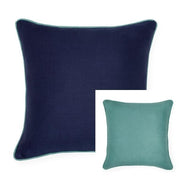 Manarola Decorative Pillow Decorative Pillow Sferra Midnight Aqua 