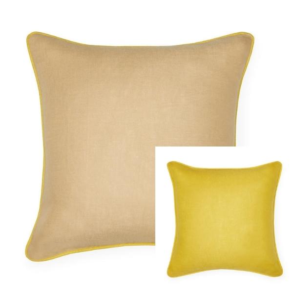 Manarola Decorative Pillow Decorative Pillow Sferra Sand Lemon 