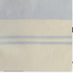 Marco Cal King Flat Sheet Bedding Style Home Treasures Ivory Sion Blue 