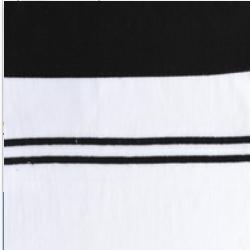 Marco Cal King Flat Sheet Bedding Style Home Treasures White Black 
