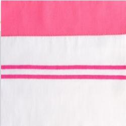 Marco Cal King Flat Sheet Bedding Style Home Treasures White Bright Pink 