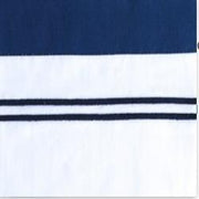 Marco Standard Sham Bedding Style Home Treasures White Navy Blue 