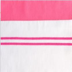 Marco Twin Flat Sheet Bedding Style Home Treasures White Bright Pink 