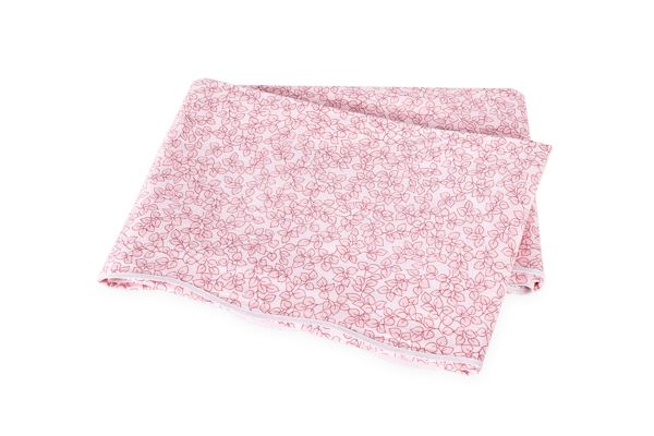 Margot Twin Flat Sheet Bedding Style Matouk Blush 