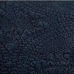 Marseilles King Coverlet Bedding Style Pom Pom at Home Navy 
