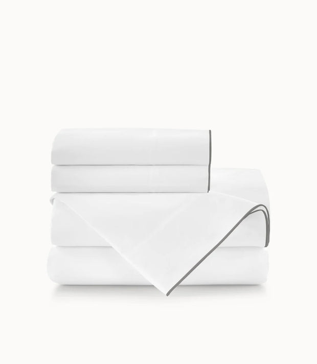 Melody Full Sheet Set Bedding Style Peacock Alley Graphite 