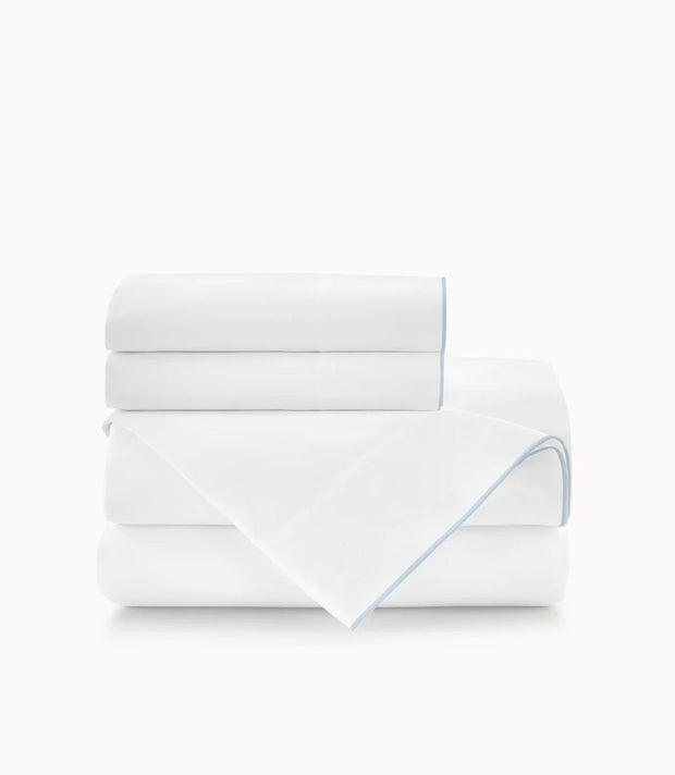Melody Full Sheet Set Bedding Style Peacock Alley Sky 