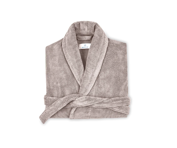 Milagro Bath Robe - Medium Large Bath Robe Matouk Platinum 