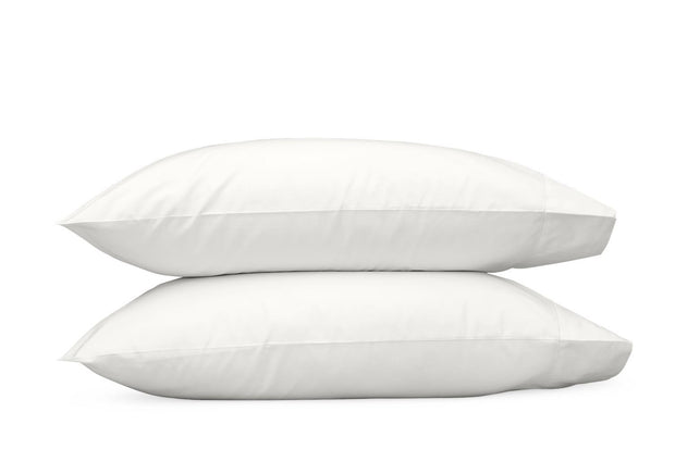 Milano Hemstitch King Pillowcase - pair Bedding Style Matouk Bone 