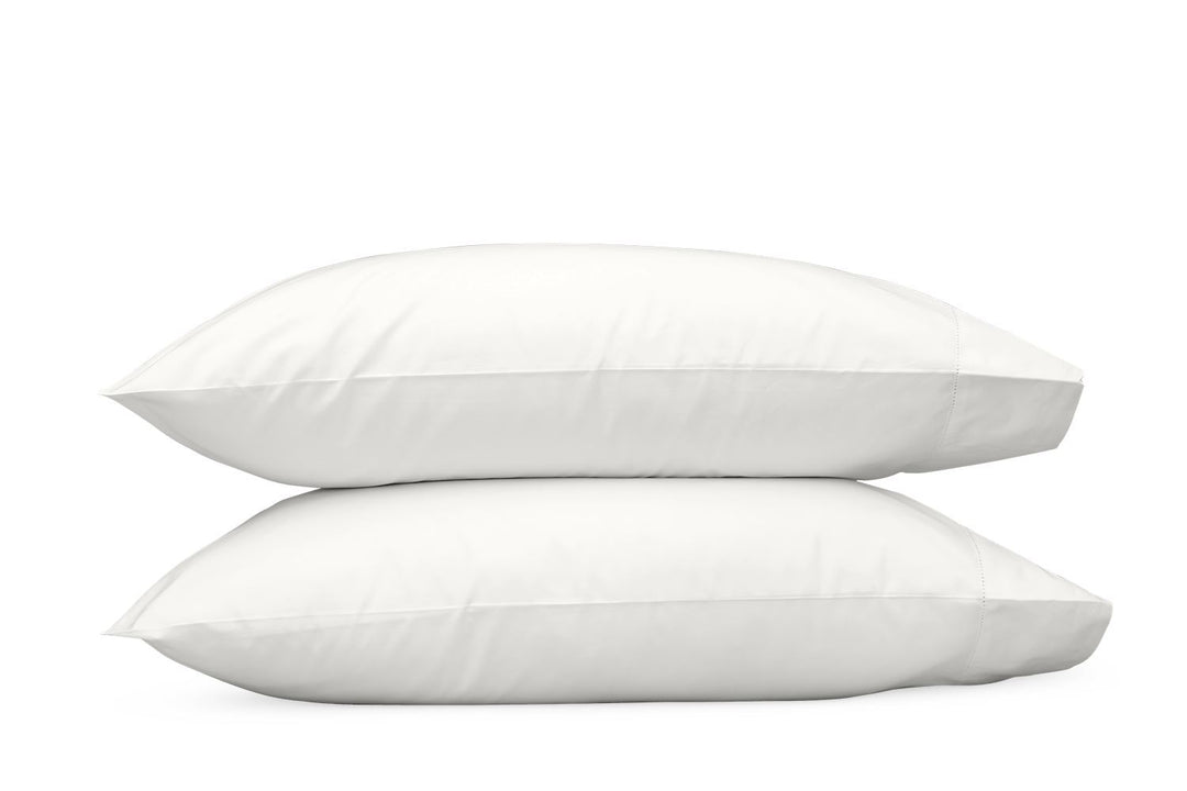Milano Hemstitch Standard Pillowcase - pair Bedding Style Matouk Bone 