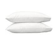 Milano Hemstitch Standard Pillowcase - pair Bedding Style Matouk Bone 
