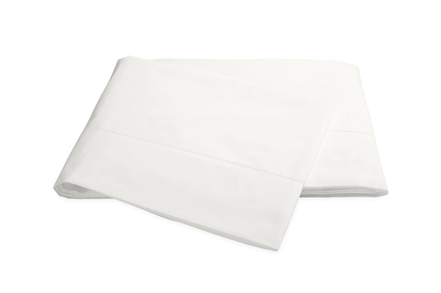 Milano Hemstitch Twin Flat Sheet Bedding Style Matouk Bone 