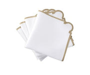 Mirasol Placemats 18x18- Set of 4 Table Linens Matouk Champagne 