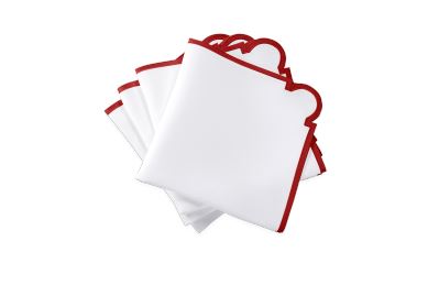 Mirasol Placemats 18x18- Set of 4 Table Linens Matouk Scarlett 