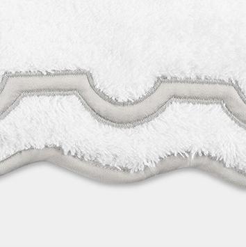 Mirasol Shower Curtain Shower Curtain Matouk Silver 