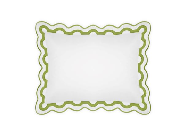 Mirasol Standard Sham Bedding Style Matouk White/Grass 