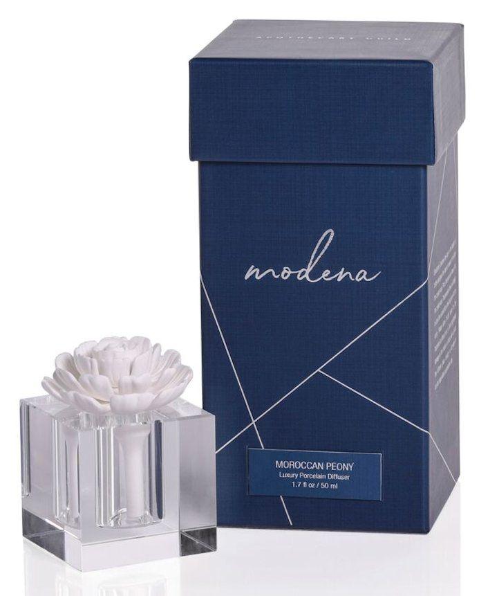 Modena Porcelain Diffuser Home Fragrance Zodax Moroccan Peony 