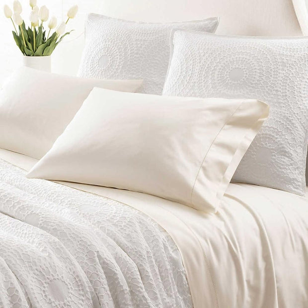 Monarch Sateen Queen Fitted Sheet Bedding Style Annie Selke Luxe 