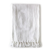 Montauk King Blanket Bedding Style Pom Pom at Home White 