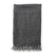Montauk Queen Blanket Bedding Style Pom Pom at Home Charcoal 