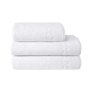 Nature Bath Towel 28x55 - set of 2 Bath Linens Yves Delorme Blanc 