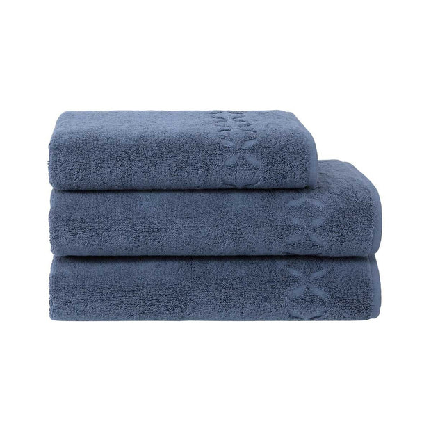 Nature Guest Towel 17x28 - set of 2 Bath Linens Yves Delorme Outremer 