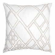 Net Applique 16" x 36" Decorative Pillow Kevin O'Brien Latte 